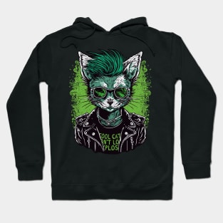 Punk cat Hoodie